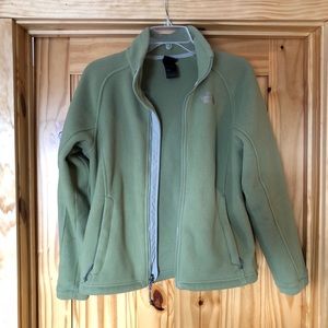 North Face Women Fleece Jacket Small Green